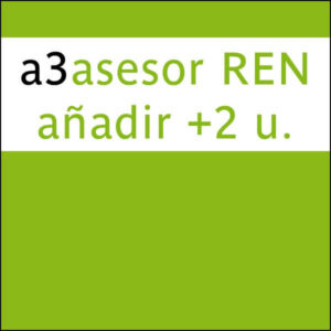 a3asesor REN añadir +2 u.